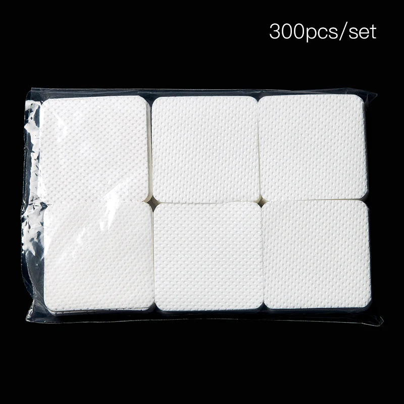 500/300/200/Lot Nail Polish Remover Nail Wipes Bath Manicure Gel Lint-Free Wipes 100%Cotton Napkins For Nails Nail art Tool