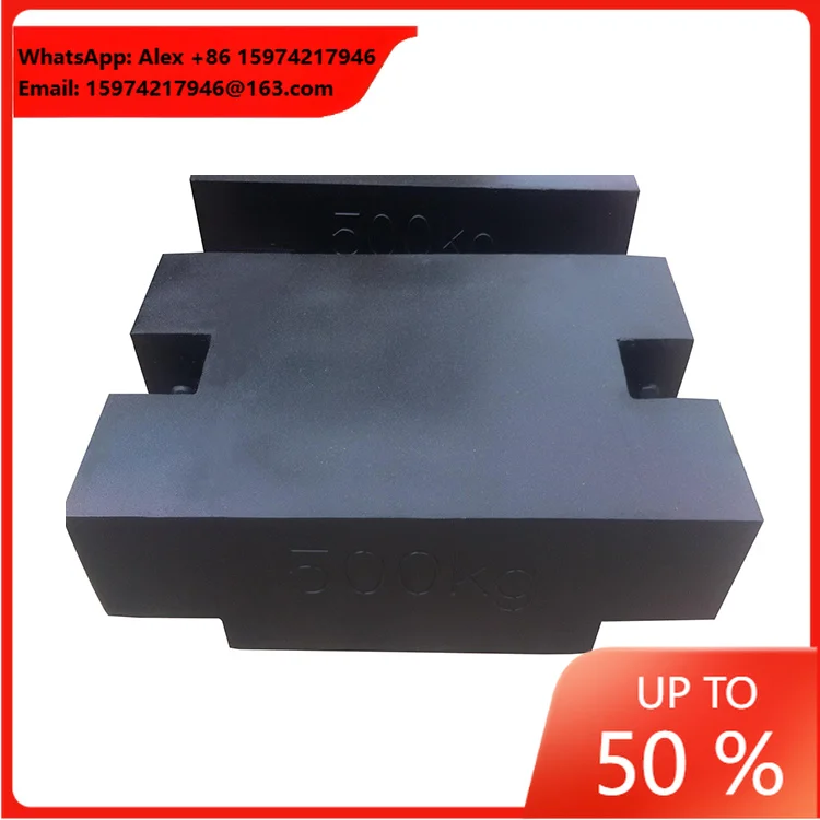 Mass OIML Counterpoise Calibration Weight 100kg Elevator Load Function Of Slotted 1000kg 1 Ton Load 500kg Test Weights
