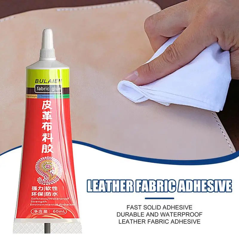 Adhesive For Leather Waterproof Leather And Fabric Adhesive Repair Portable Instant Fabric And Leather Adhesive For Furniture