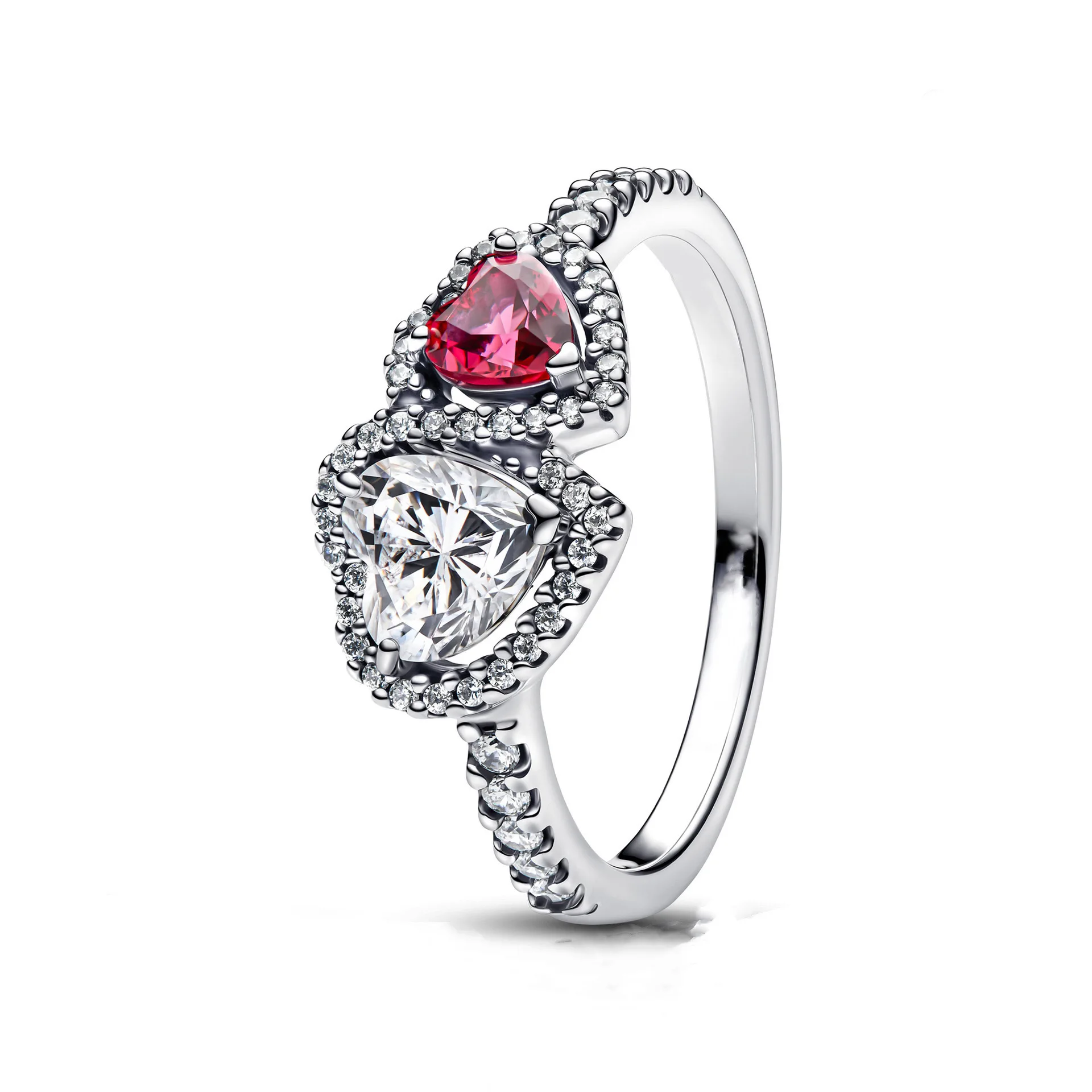 Delicacy Hot Selling 925 Sterling Silver Heart Shape Stone Suitable For Women's Fashion Birthday Party Gifts - view 5