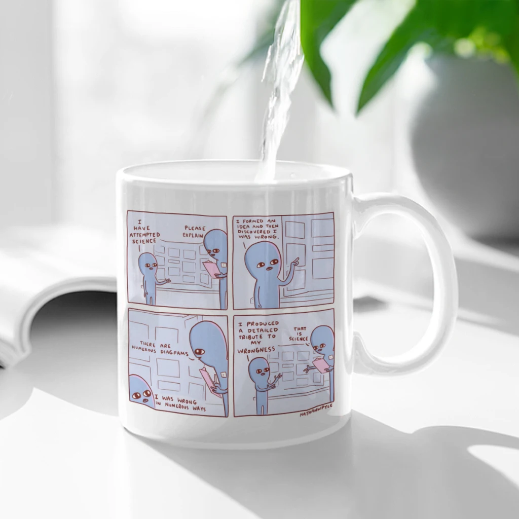 Strange Planet I Have Attempted Science Ceramic Cup Coffee Oatmeal Breakfast Cup Creative Personality Mug