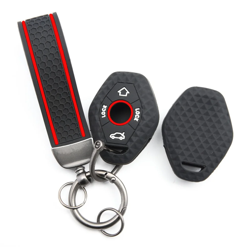 Smart Key Shell With Wrist Strap For BMW X5 E53 X3 F83 E46 E39 E38 E60 E63 E61 E64 Series 3 5 7 330i Z3 Z4 E85 E86 M5 325i