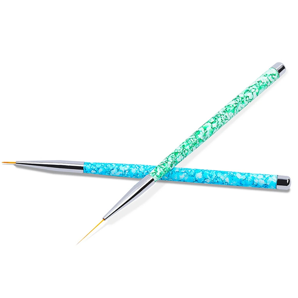 

4pcs Nail Art Brushes Lightweight Easy to Use Perfect for DIY Makeup Drawing Lines Flowers Patterns Detail Paint Brush Set