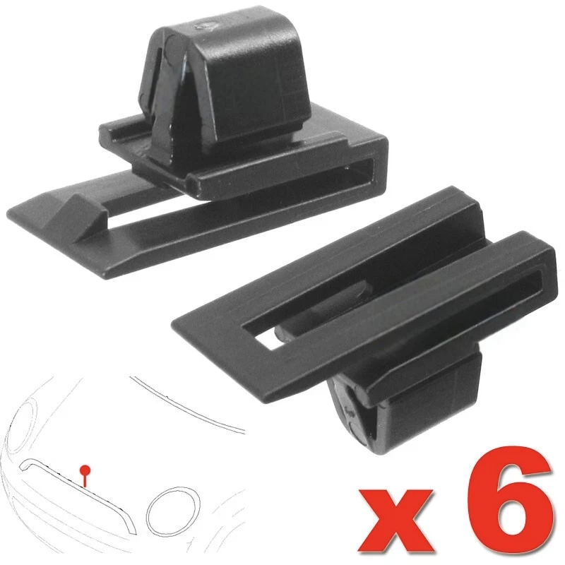 FRONT GRILLE BONNET TRIM CLIPS SURROUND Replacement For Cooper S One R58 R56 Coupe R57 R59