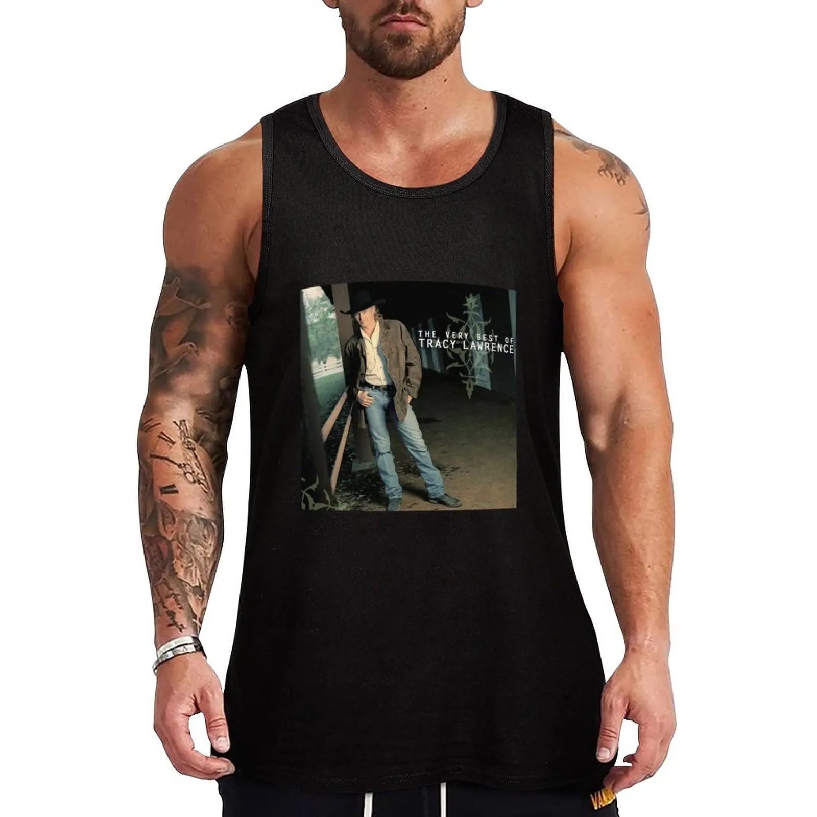 The Very Best Of Tracy Lawrence Tank Top summer clothes man 2025 quick-drying t-shirt best selling products