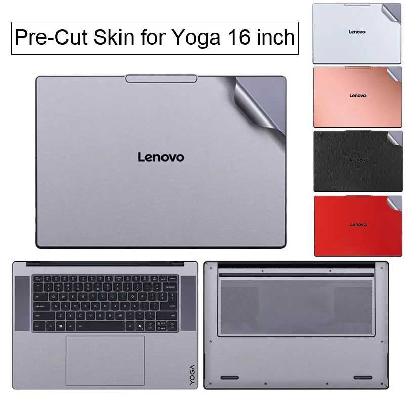 

Pre-Cut Laptop Skin for Lenovo Yoga 9 16IAH10 Aura Edition 16 Gen 11 10 Pro 7 2in1 16AGP11 16AKP10 16ILL10 Cover Film Sticker