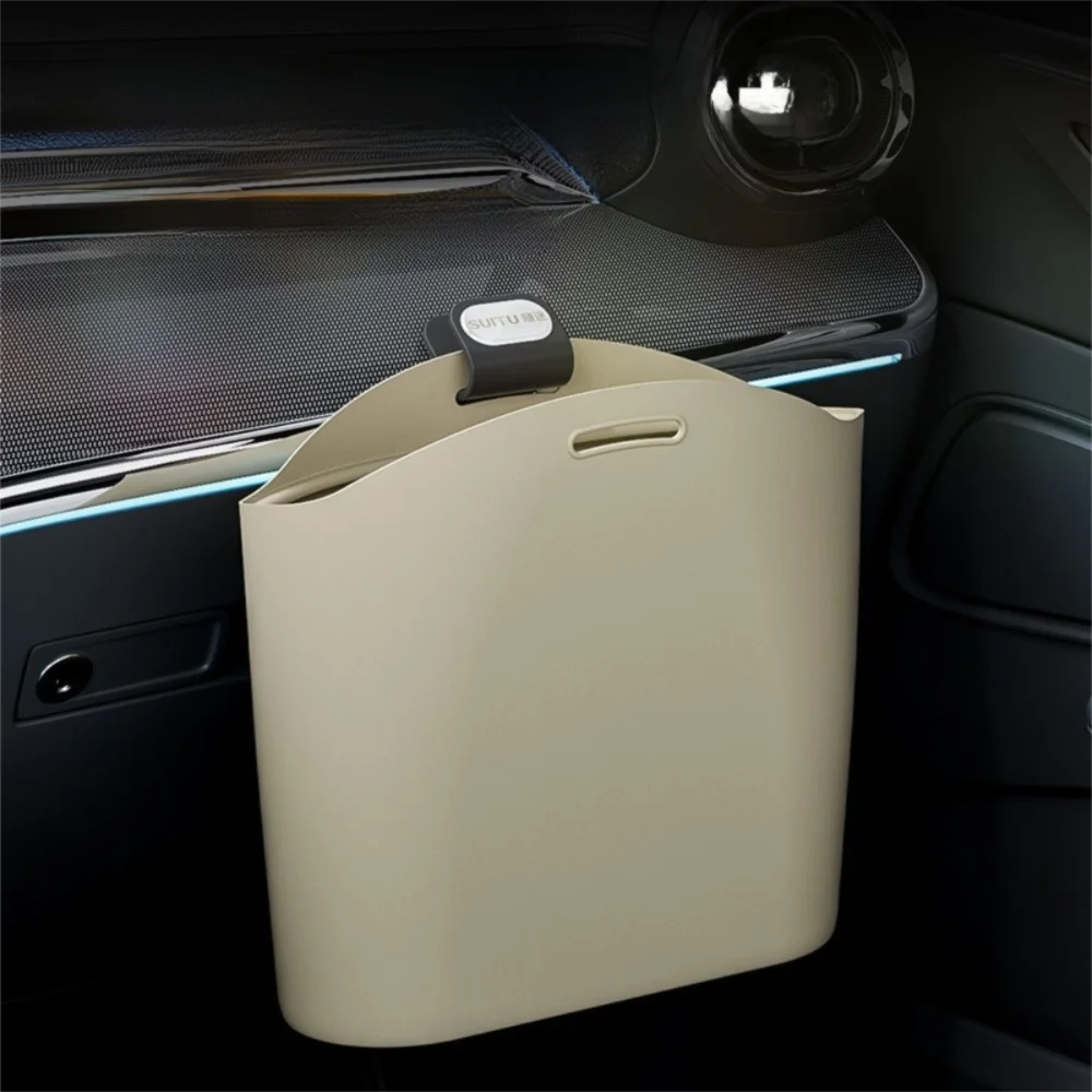 

Silicone Portable Hanging Waste Bin Foldable Hanging Design Space Saving Organizers Garbage Collection Foldable Waste Bin