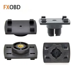 17mm Round/6MM To 4Buckle Standard Interface Adapter Phone Holder Base Car Dashboard Mount Anti-skid Fixed Universal Car Bracket