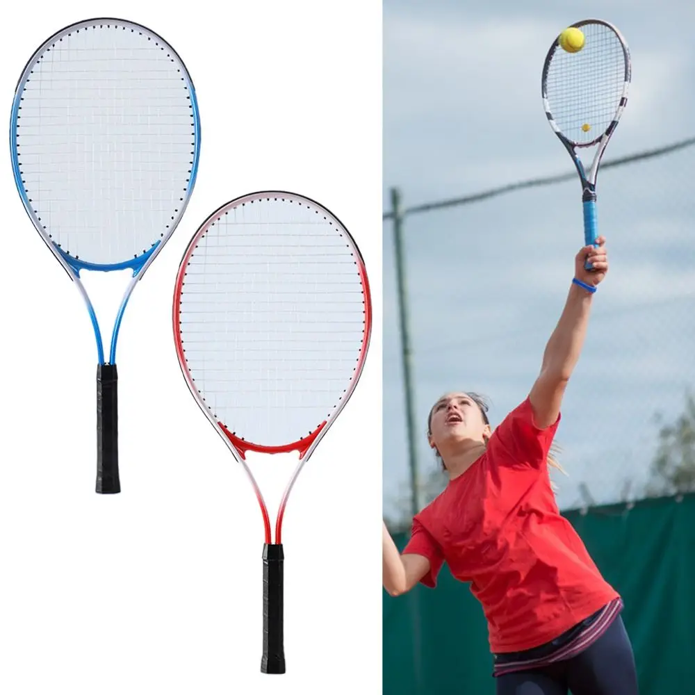 Red Blue Child Tennis Racket Parent Child Interactive Training Beginner Racquet Lightweight Shockproof Tennis Racquet Unisex