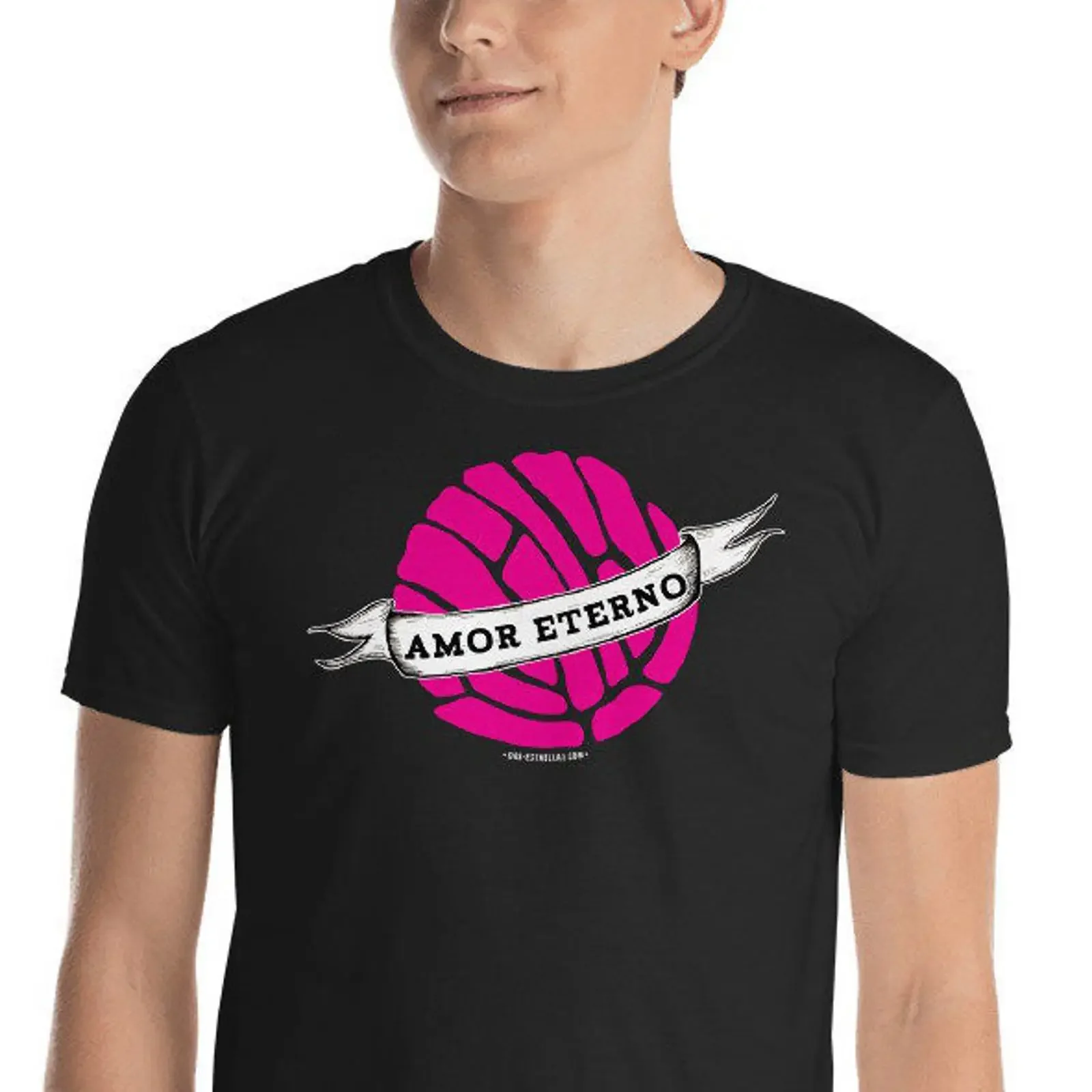 AMOR ETERNO Concha Pan Dulce Love  T Shirt vintage Washed Casual designer clothes Stylish Comfortable Unisex homme Versatile