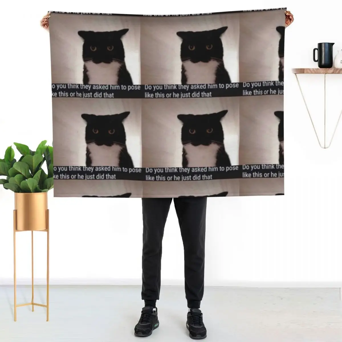 Unico Uni funny cat that is so ears Throw Blanket Thermals For Travel Cute Bed linens bed plaid Soft Big Luxury Brand Blankets