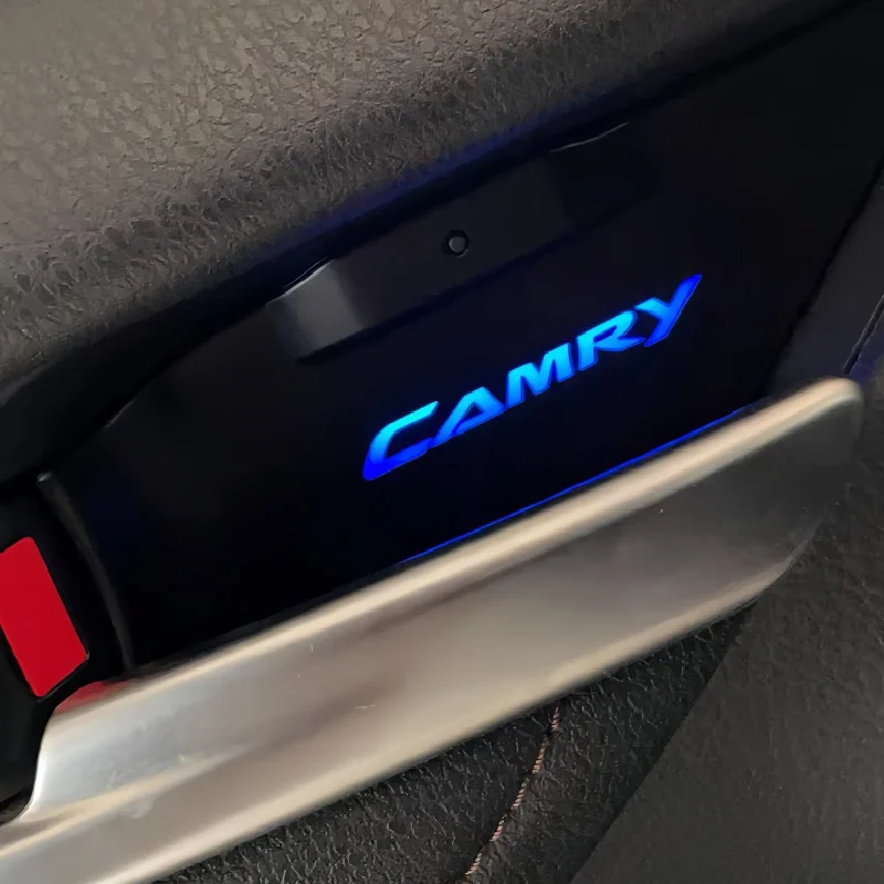 7 colors Interior Door Handle Bowl Lights For Toyota Camry 2018-2023 Handle Decoration Atmosphere Light Accessories