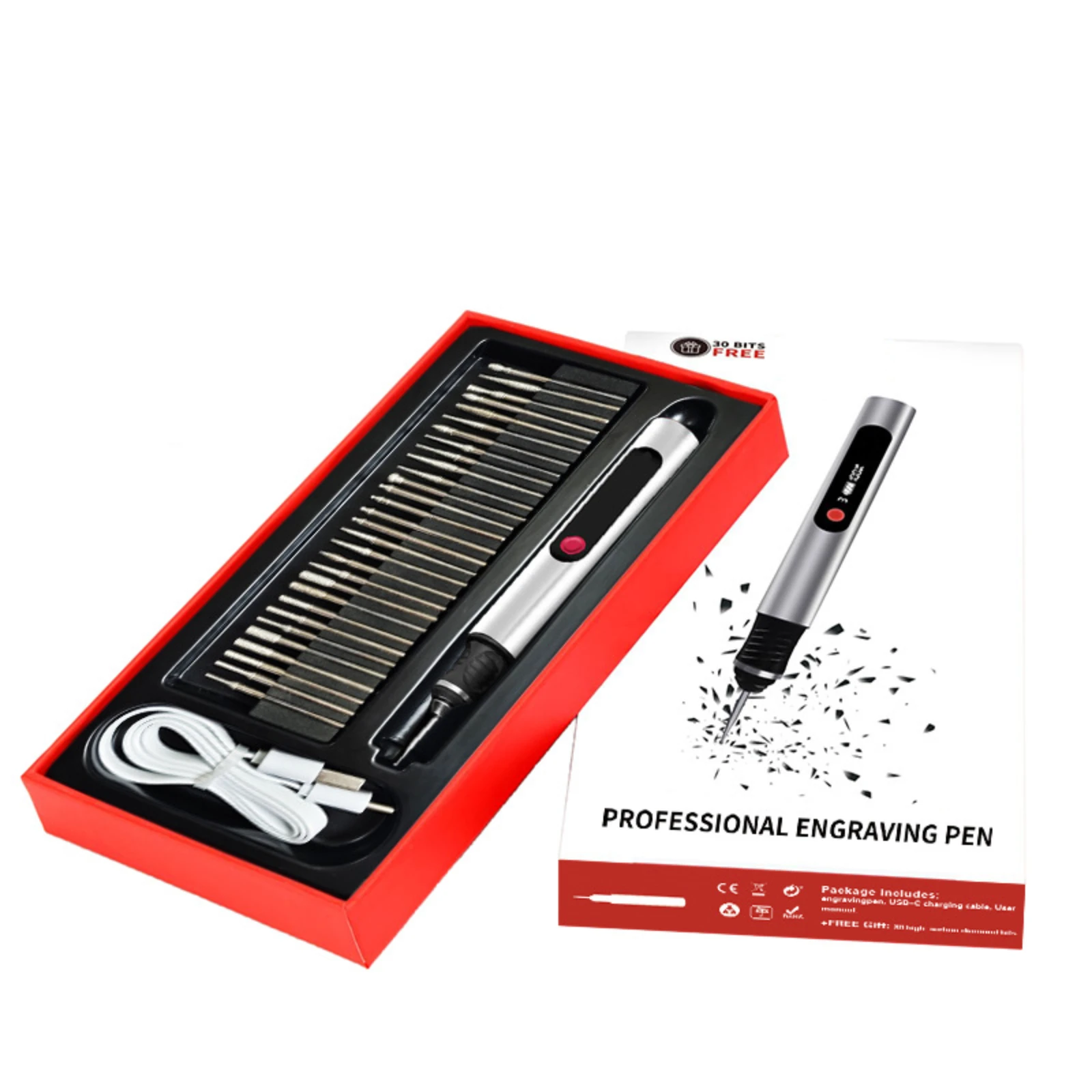 Engraving Pen Cordless Engraver Etching Pen For DIY Enthusiasts Artists Jewelry Makers Hobbyists Metal Engraving Accessories ﻿