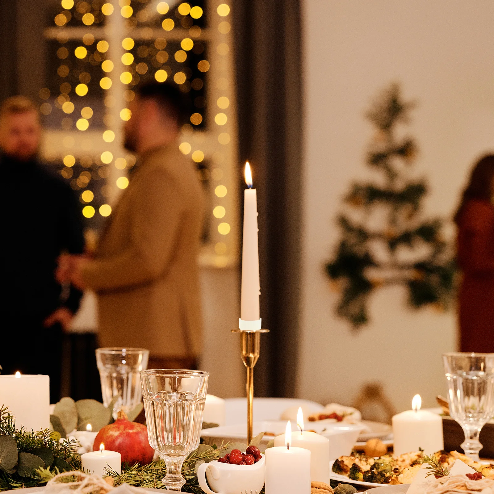 

10pcs Silicone Grippers 2.1Cm Non-Slip Taper Stabilizers Universal Holder Inserts For Christmas Wedding Church