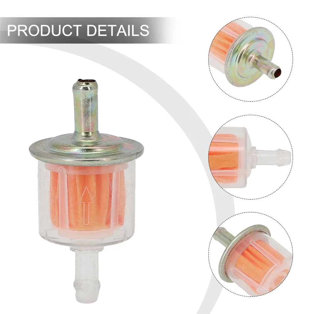 Motocicleta Fuel Filter Pipe, Bikes Cars Connector, Gasolina Fuel Line, Gás Inline, Tratores RV, 3 pol, 8in