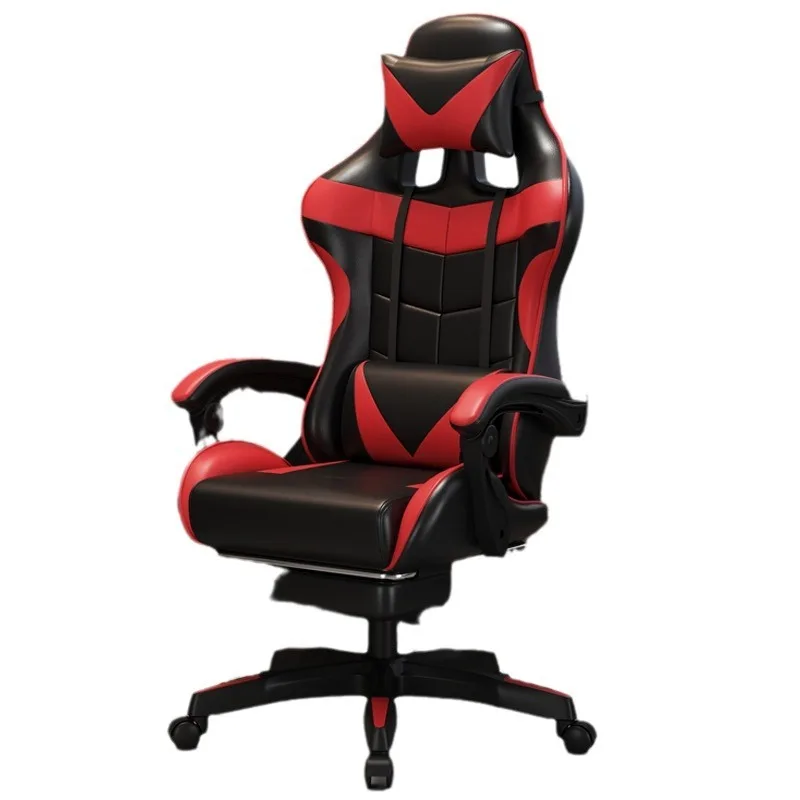 High Resilience Swivel Gaming Chair Ergonomic Desk Chair Adjustable Rotatable Office Chair for Home Indoor Use