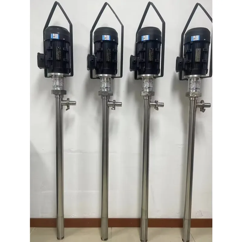 Screw Drum Pump With VFD Motor Electric Screw Pump Adjustable Speed Bucket Pump