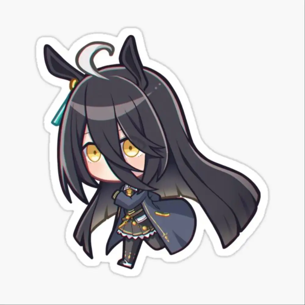 Umamusume Characters Chibi Kawaii Sticker Car Window Bumpers Die-cut Vinyl Stickers Decorative Accessories