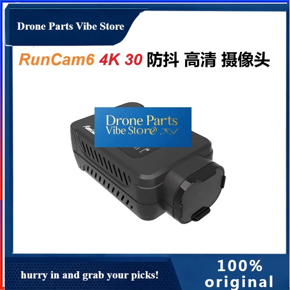 

Drone Parts RunCam6 4K 30FPS HD FPV Action Camera With Anti Shake Detachable Lens HDMI Output For Drone Racing