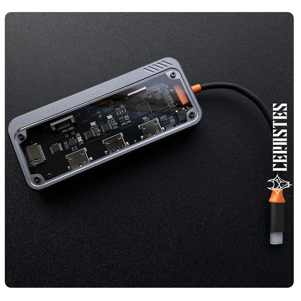 CERASTES USB C HUB Dock Station HUB USB 3.0ประเภท C ไปยัง HDMI อะแดปเตอร์ USB Splitter สำหรับ Macbook pro Air M1 M2แล็ปท็อป PC