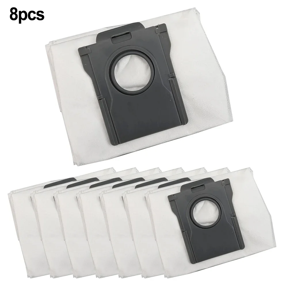 Robust Filtration Solution Eight Pack of Compatible Dust Bags for D10PlusGen2 &L10SPlusRobotVacuums Ensures Clean Floors