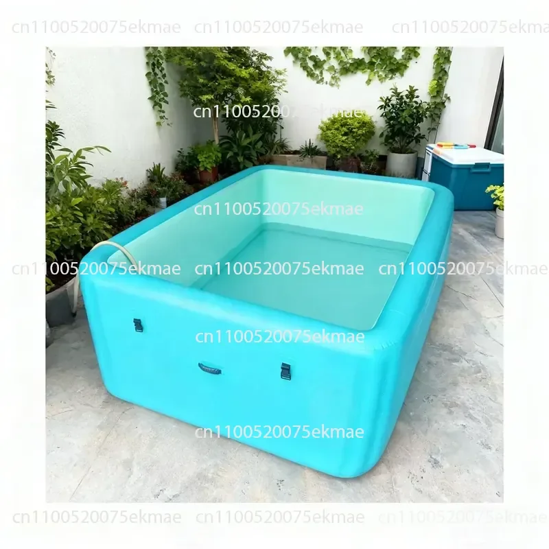Durable Large Above-ground Swimming Pool, Can Hold 3m/4m/5m/6m Water, Portable Inflatable Hard Pool