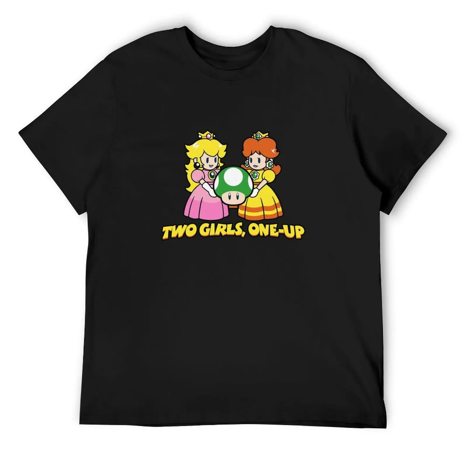 Two Girls One Up Funny Tee- Cool Maario Shirt- Princess Marrio- Two Girls One Cup Funny Tee Best Shirt T-Shirt