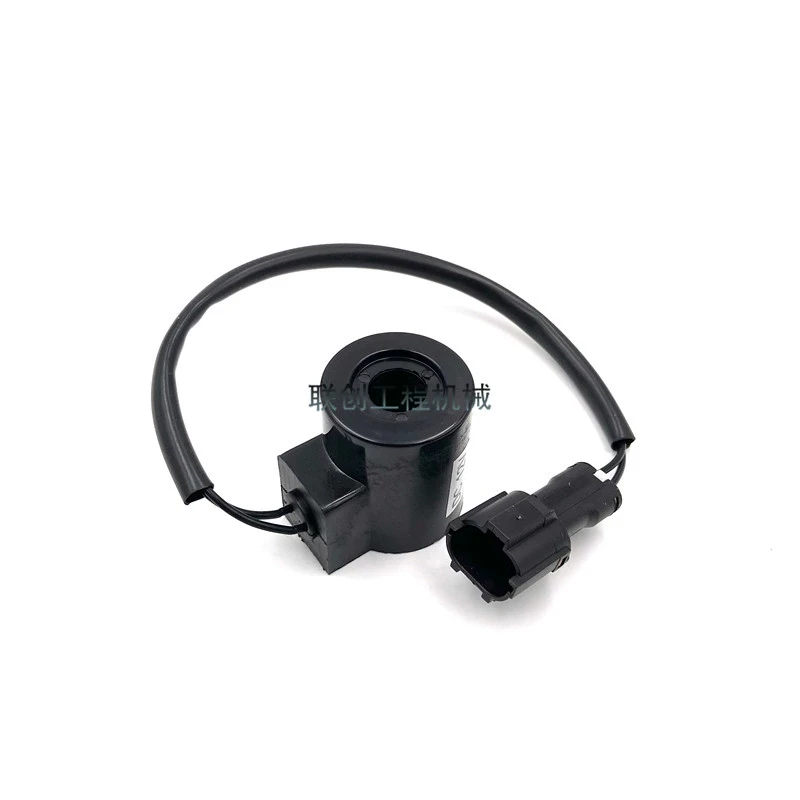 

For Komatsu PC30 PC35 PC40 Safety lock solenoid coil Hydraulic pump pilot solenoid coil excavator accessories