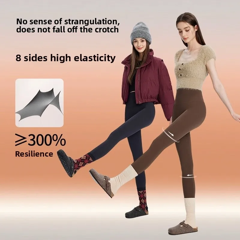 

Cloud Sensation High Waist Yoga Pants Women's Fce Lined Cycling Bot Slim Fit Autumn Winter Fitn ark Pants