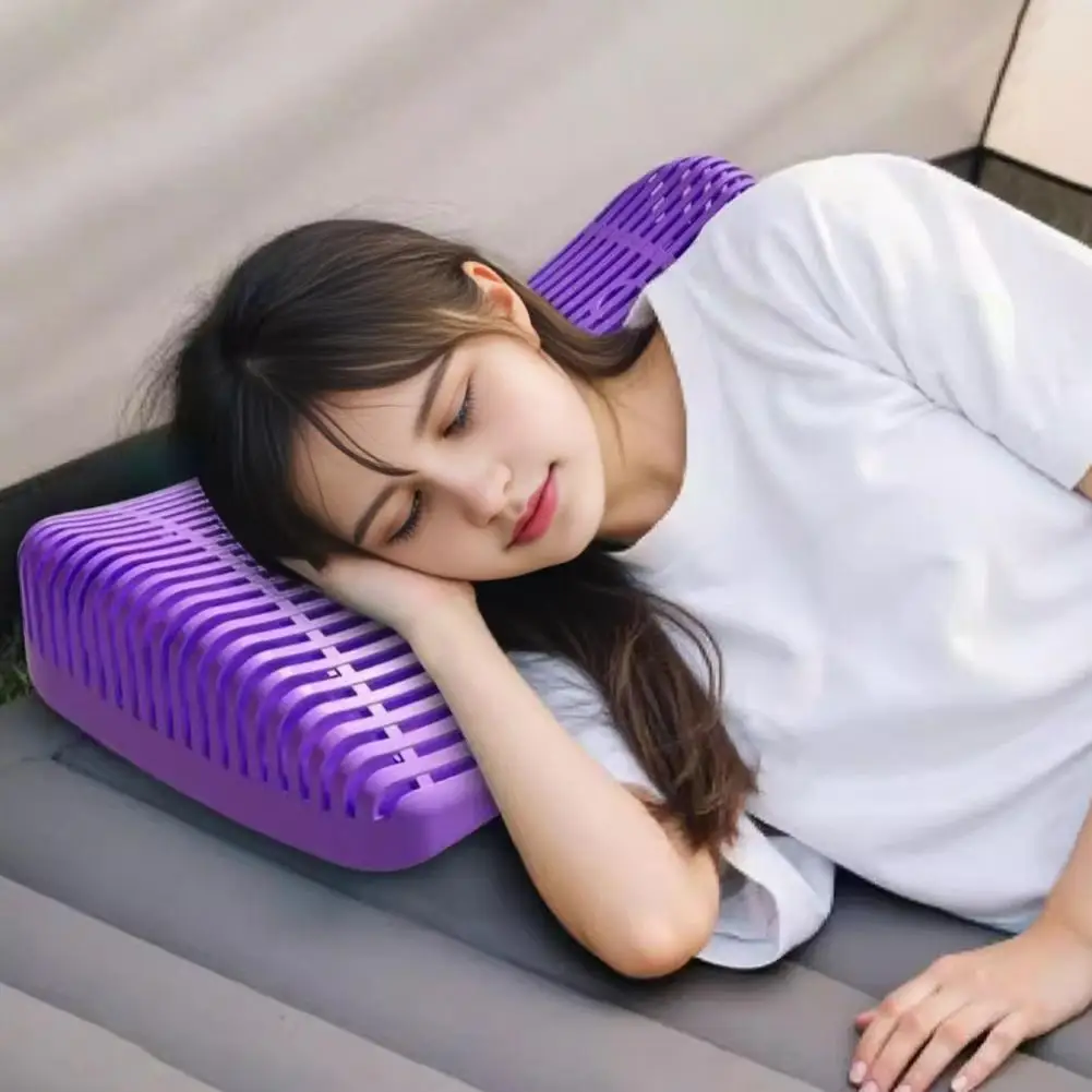 وسائد سرير تبريد، غطاء رقبة مجوفة قابل للتنفس للجانب والظهر والمعدة، قيلولة عناصر أساسية للتدريب العسكري