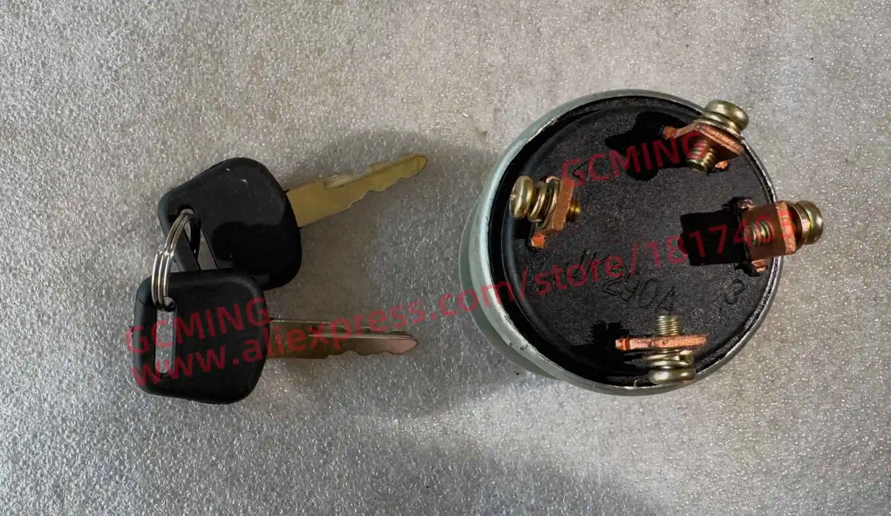 JINMA C402-003 starting switch ( JK290A ) ( ignition barrel ) ( Ignition Switch ), JINMA / JM 18HP - 80HP Tractors Parts