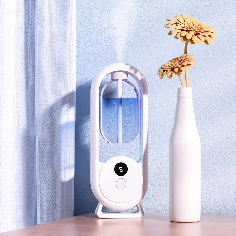 Aroma Diffuser Getimede Etherische Olie Aromatherapie Machine Oplaadbare 5-Mode Woonkamer Badkamer Luchtverfrisser