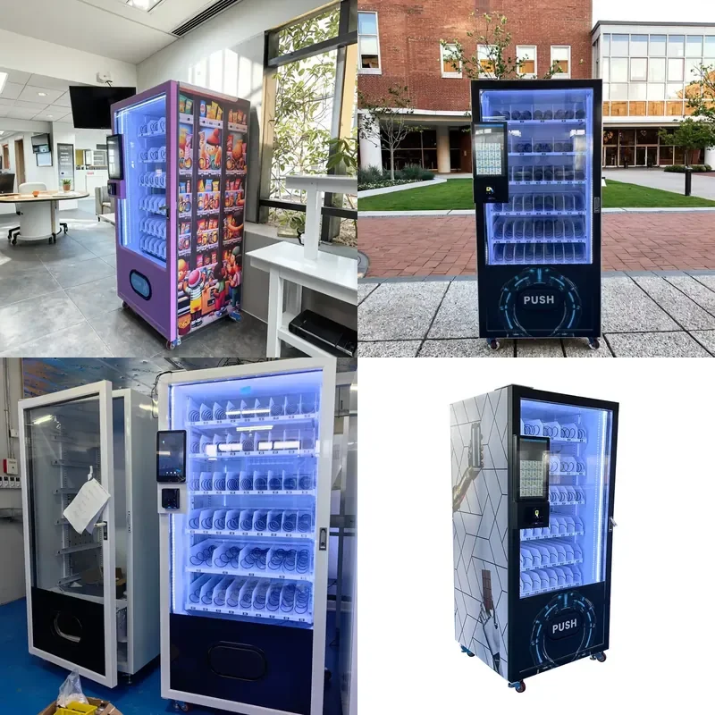 for Snack and Drink Vending Machines Automatic Self Service Beverage Food Dispenser for Office School Mall Public Places