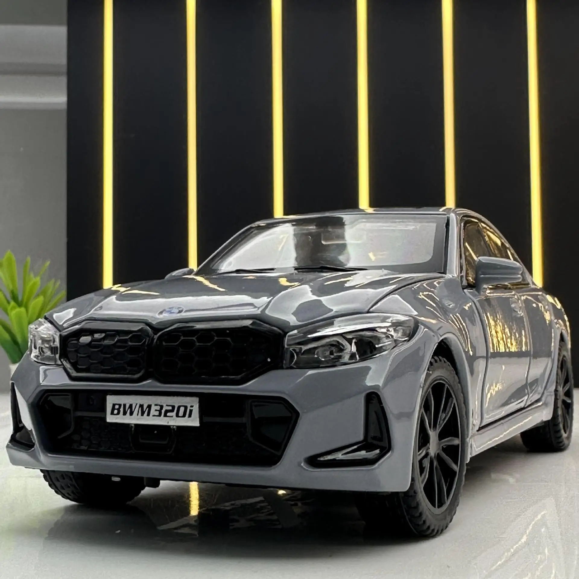 

1:32 BMW 320i THE 3 G20 2023 Alloy Model Car Toy Diecasts Casting Sound and Light Car Toys For Children Vehicle