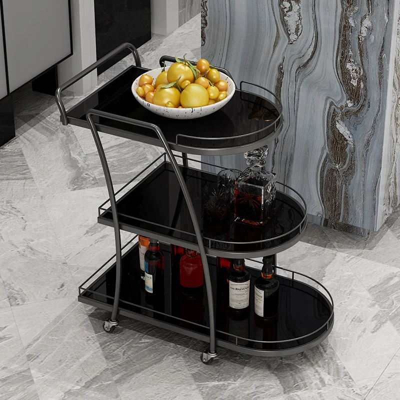 عربة يد احترافية لمستحضرات التجميل Bonbon لعجلات متحركة عربة يدوية للفندق محامصة أمريكية أثاث مطبخ قابل للموترفين #4