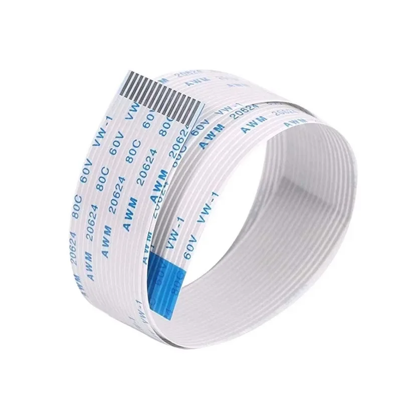 10PCS FFC FPC AWM 20624 80C 60V VW-1 Flat Flexible Cable 0.5MM 4 5 6 8 10 12 14 16 18 20 24 26 30 32 34 36 38 40 45 50 54 60 Pin