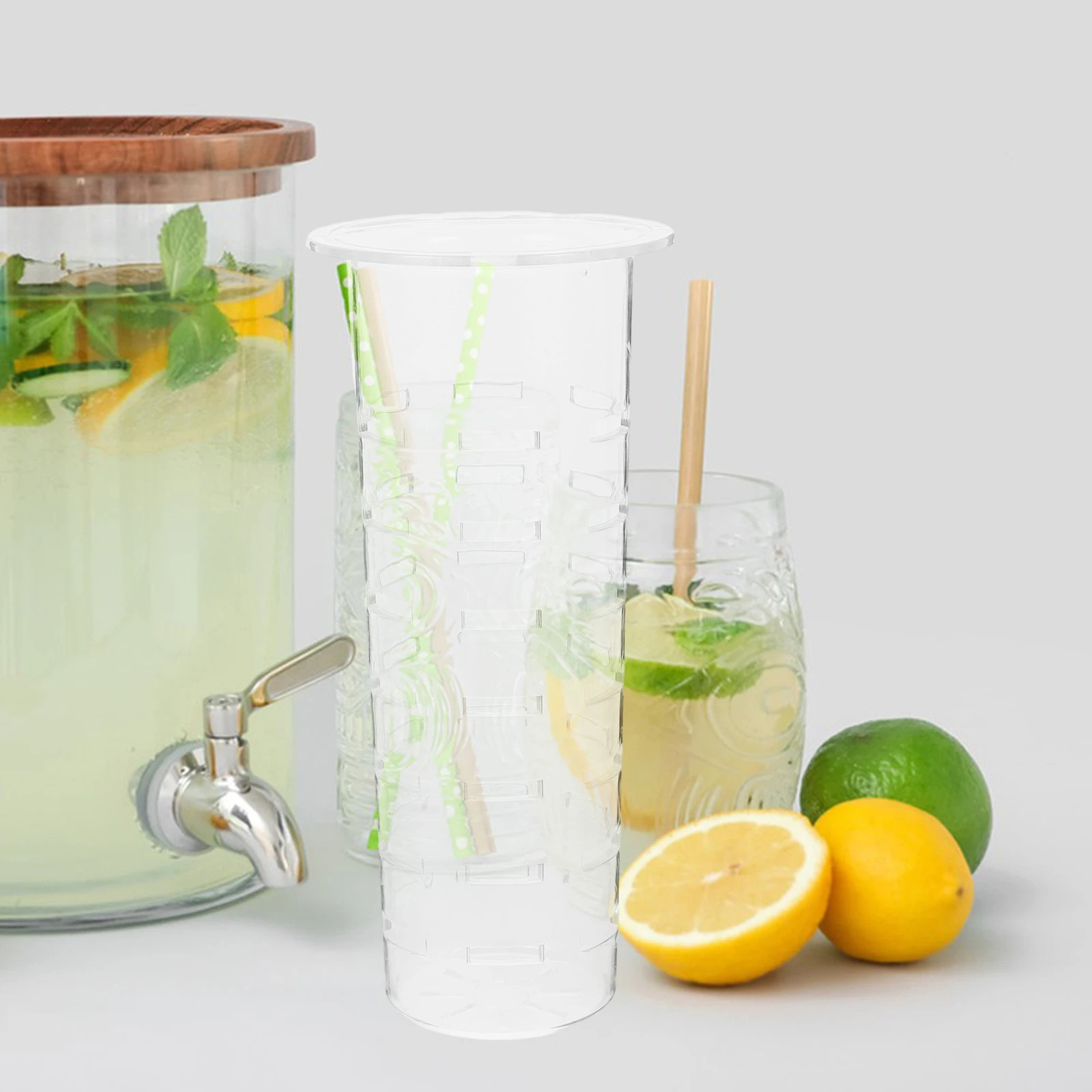

Practical Acrylic Fruit Infuser for Drink Dispenser Stylish Design Long-Lasting Fresh Juice Convenience Versatile Storage
