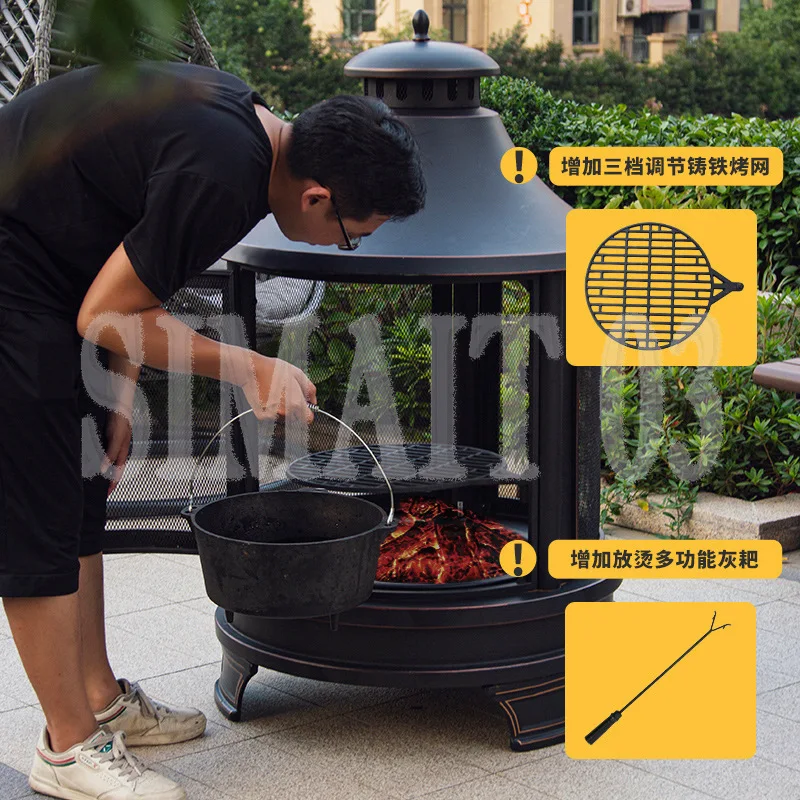 

Открытый сад Ретро костра - дровяная печь для отопления патио и гриля-барбекю