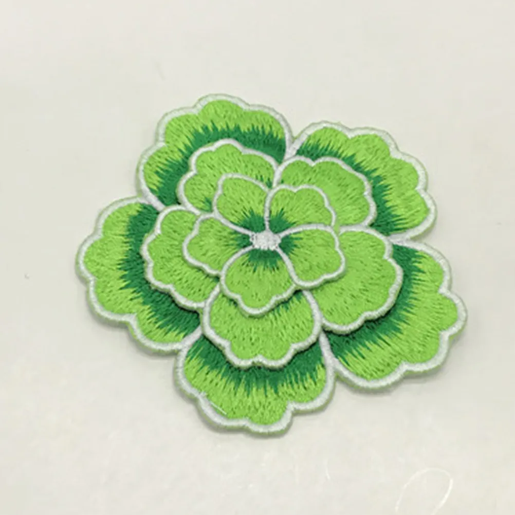 

Набор из 5 нашивок с мультяшными вышивками: 3D-аппликации в виде цветов для одежды, сумок, курток, для вечеринок, танцев, косплея, декора ткани