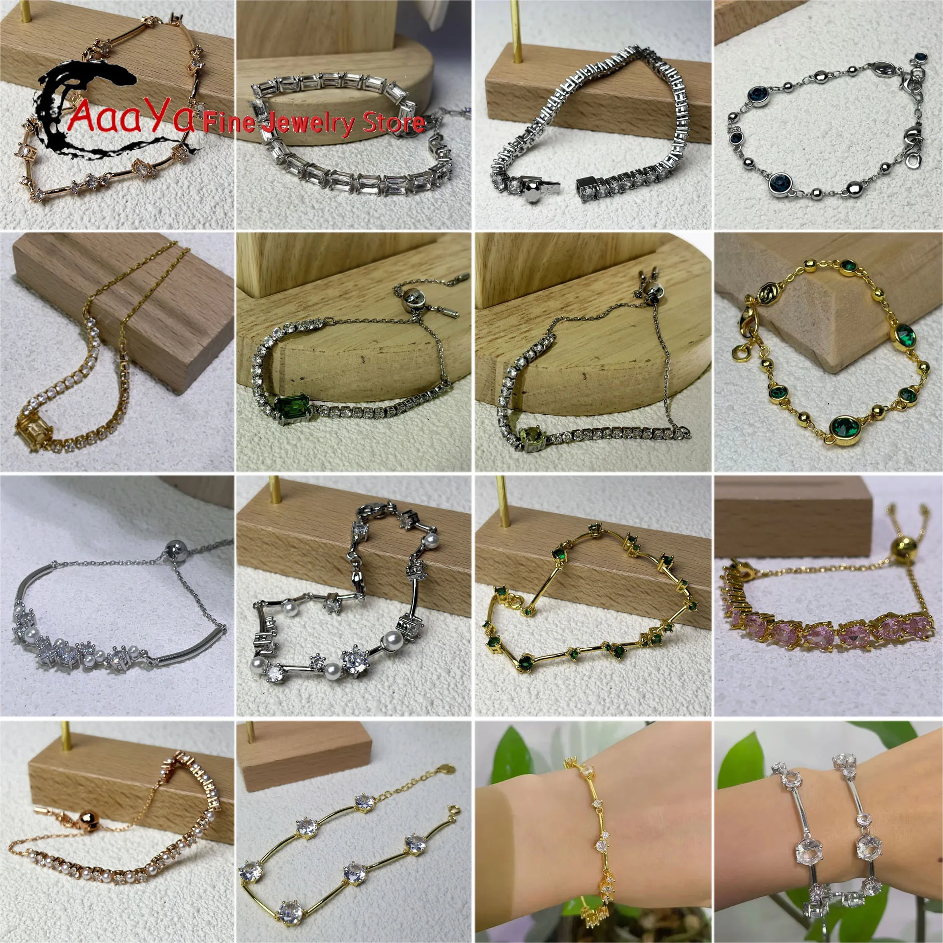 

Original Charm 2025 Pearl Bracelet Fine Jewelry Set for Women Stainless Steel Water Drop Bracelet Romantic Jewelry Gift