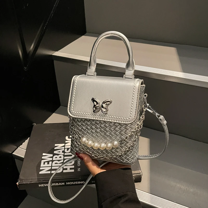 

Женская мода 2025 года, новая тенденция, мини-сумка через плечо из искусственной кожи, сумка через плечо bolso marca lujo сумка женская, дизайнерская роскошная сумка