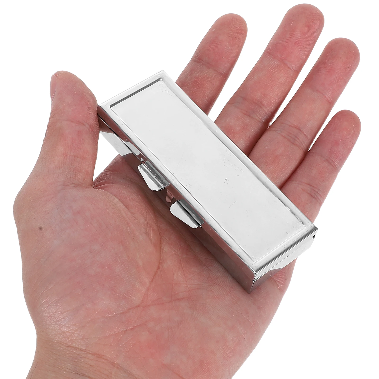 

2 шт., металлический органайзер для таблеток с несколькими отделениями, серебряный портативный дорожный футляр для лекарств, небольшой контейнер для таблеток, футляр для лекарств