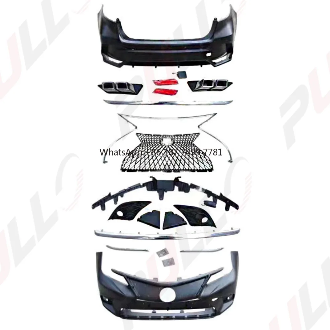 

High Quality Car Bumpers BodyKit Grille for . Corolla 2019-2021 Upgrade to .with Front and Rear Bumper Assembly Grtlle