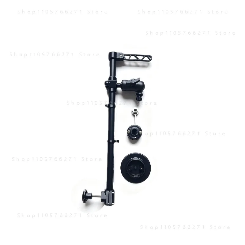 Detachable Metal Fish Finder Mount Telescopic Extension Arm Quick Release Rod Suitable for Garmin Kayak Fishing