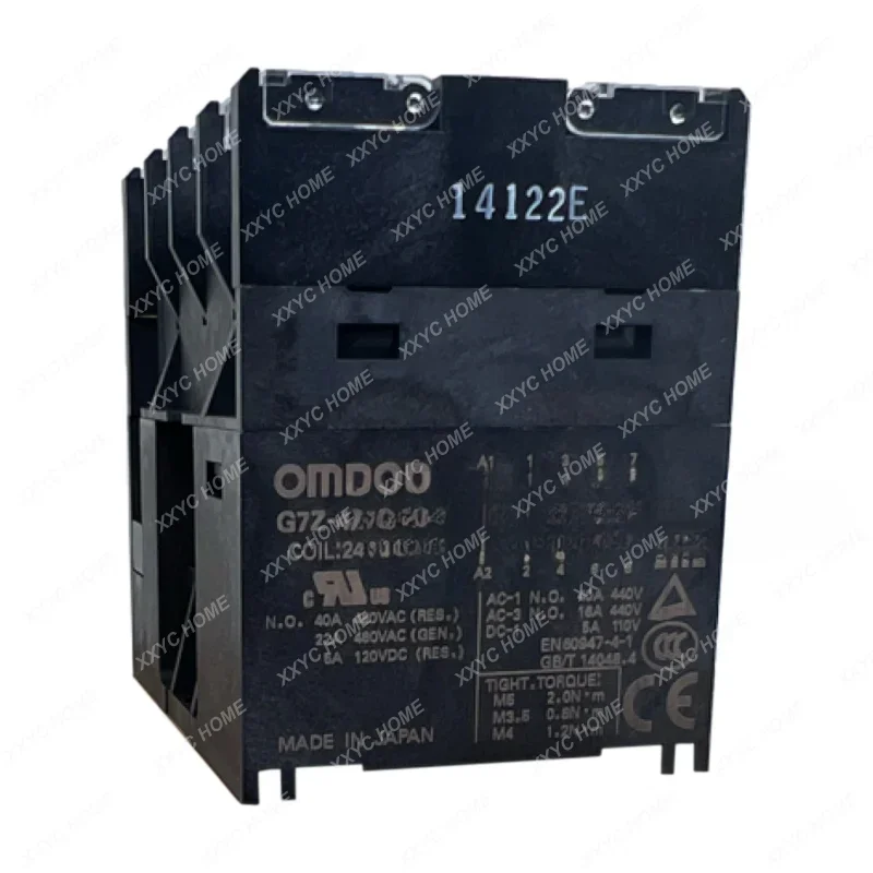 

G7Z-4A 24VDC Authentic Original Powerful Power Relay DC24V Auxiliary Contacts Module Combination