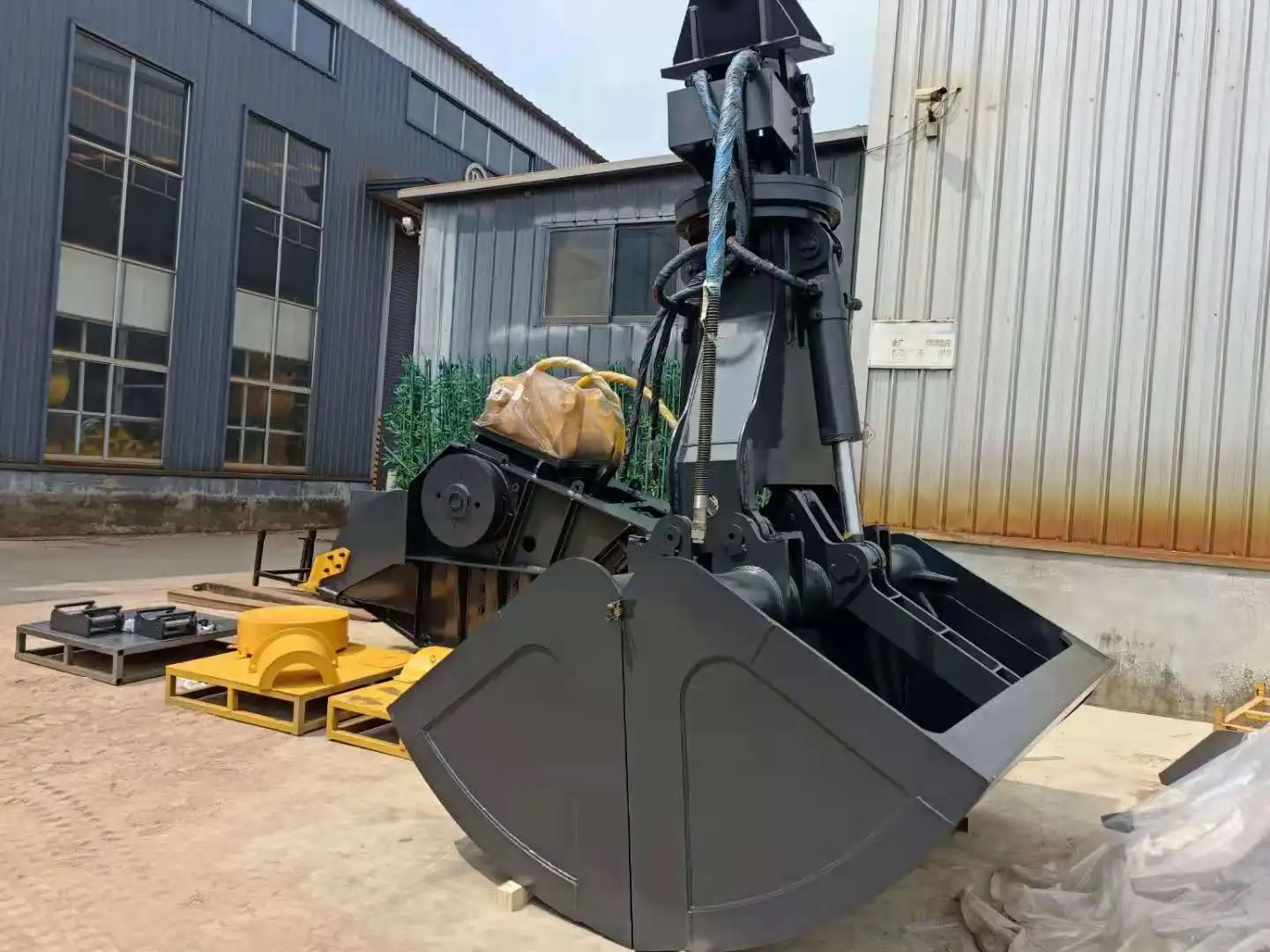 Clamshell Bucket Hot Sale Excavator Attachments Hydraulic Shell Sand Clamshell Bucket For Sale