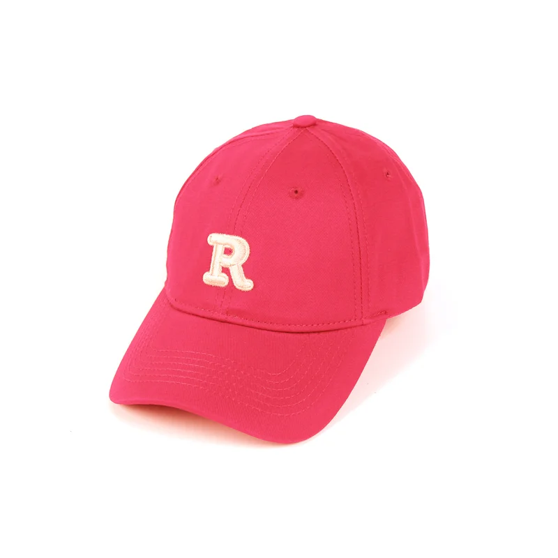 Letter R Solid Baseball Hat for Men and Women Fashion Printing Versatile Casual Sports Sunshade Outdoor Travel Accessories Hat