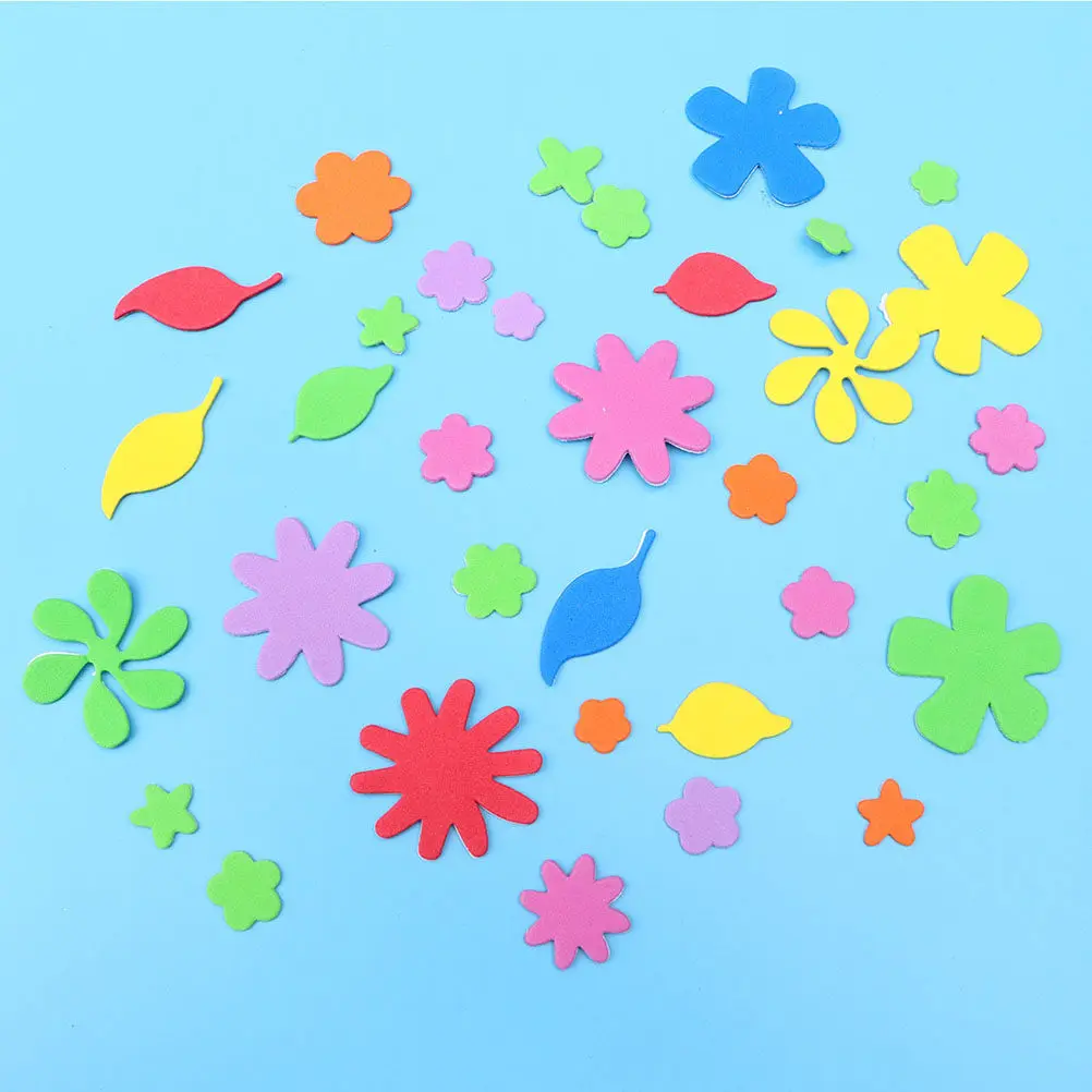

4Set Eva DIY Stickers Creative Self-Adhesive Decorative Stickers for Classroom Wall Gift Wrappers Scrapbooks Art Crafts