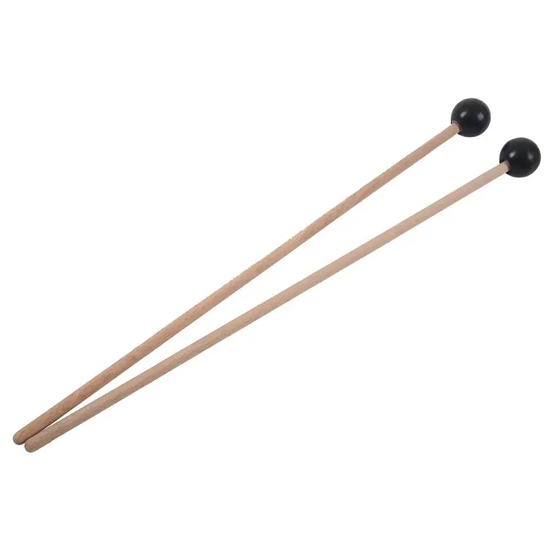 Practical 2Pcs 38.8cm Glockenspiel Xylophone Bells Mallets Plastic Head Sticks Beaters