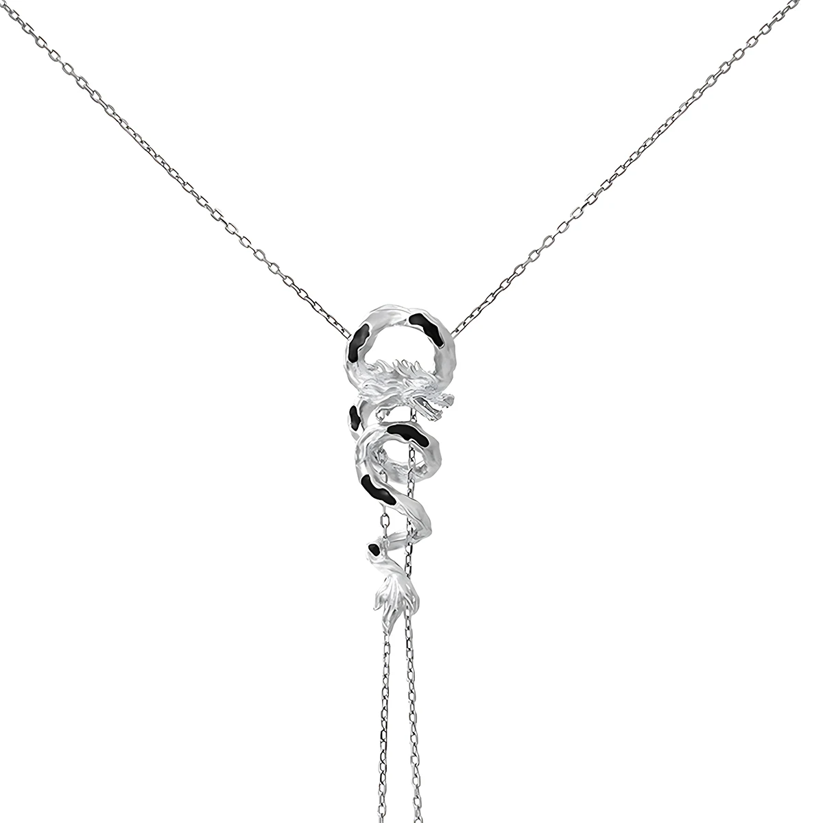 

Minimalist Style S925 Sterling Silver Necklace High-End Jewelry Personality Instagram-Worthy